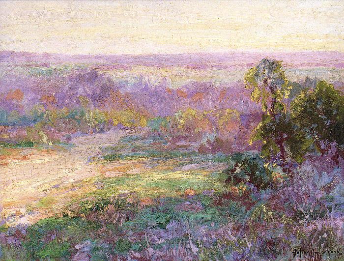 Last Rays of Sunlight, Early Spring in San Antonio, Onderdonk, Julian